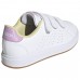 ADIDAS ADVANTAGE BASE JI4195 ΠΑΙΔΙΚΟ ΠΑΠΟΥΤΣΙ SNEAKERS ΚΟΡΙΤΣΙ ΛΕΥΚΟ